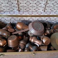 Oggetti di rame e ottone