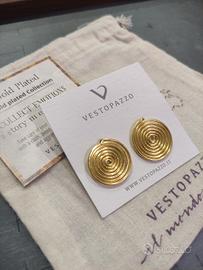 orecchini spirale oro Vestopazzo 