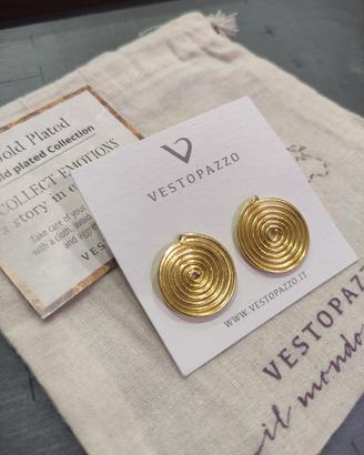 orecchini spirale oro Vestopazzo 
