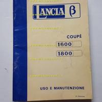 Lancia Beta Coupè 1600 1800 1974 manuale uso epoca