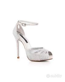 Scarpe tacco glitter