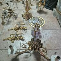 Lotto Illuminazione Vintage - Capodimonte e Ottone