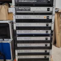 10 amplificatori Cinemeccanica (Crown 1200)