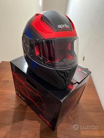 Casco Aprilia FF Race nero con motivi rossi e blu
