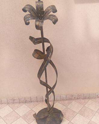 Lampada ferro battuto