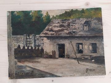 Dipinto ad olio - Casa di Campagna