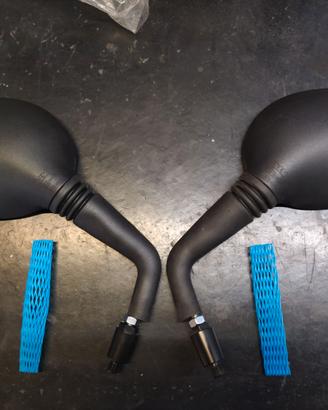 Coppia specchietti nuovi con adattatori