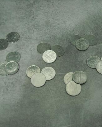 Monete 100 lire / 50 lire per jukebox
