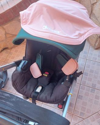 Doona: seggiolino con ruote, base isofix e borsa