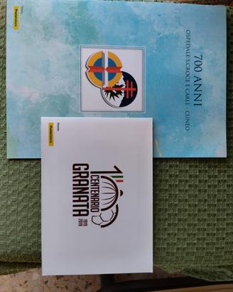 Folder filatelico 700 anni Ospedale S. Croce