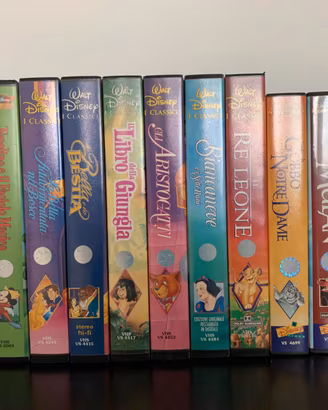 Raccolta cassette VHS Walt Disney - ORIGINALI