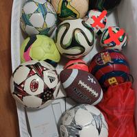 palloni da calcio e pallamano originali mai usati