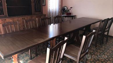 Tavolo in legno allungabile