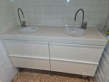lavabo doppio Ikea Godmorgon 120x49