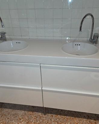 lavabo doppio Ikea Godmorgon 120x49