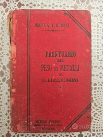 Manuale Hoepli Peso dei Metalli