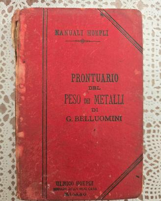Manuale Hoepli Peso dei Metalli