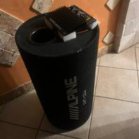 subwoofer Alpine SWT 12S4 con amplificatore