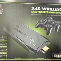 Game Stick retro console + 2 gamepad wireless