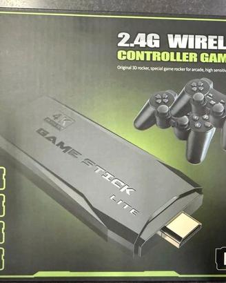 Game Stick retro console + 2 gamepad wireless