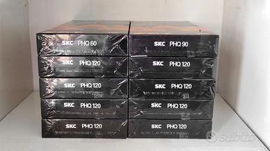 10 VHS SKC PHQ Vergini + 10 Custodie in plastica