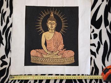 buddha tempera su tela