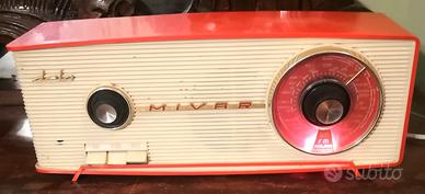 Radio a valvole Mivar DELO, anni 60, OM e FM