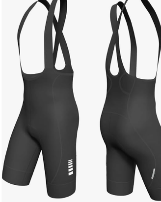 Salopette Ciclismo con 3 Tasche & Fondello tag L