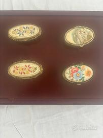 4 scatolette vintage portapillole