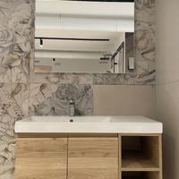 Mobile bagno Arbi con specchiera 100x45 cm