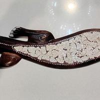 Scultura Etnica in Legno e Madreperla