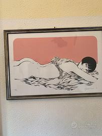 CREPAX LITOGRAFIA 60x40 Edition EDF - PARIS
