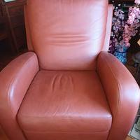 poltrona pelle Natuzzi anche basculante