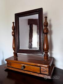 Specchio da Toilette Vintage con Patina Autentica