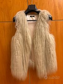 Giacca gilet MONNALISA ecofur NUOVO taglia S