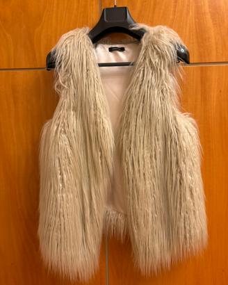 Giacca gilet MONNALISA ecofur NUOVO taglia S