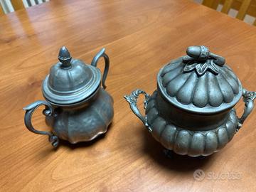 Zuccheriere in peltro