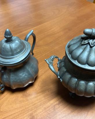 Zuccheriere in peltro