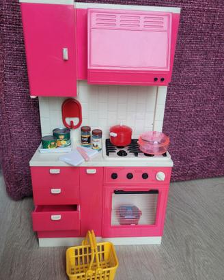 Vintage BARBIE cucina Magic Dream Kitchen gioco