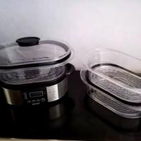 Vaporiera Elettrica 800W 3 Vaschette cottura vapor