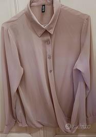 Camicia rosa donna tg. unica