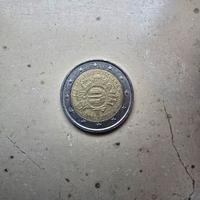 moneta due euro repubblica italiana 