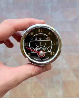 Contachilometri Huret vintage Made in France 0–60