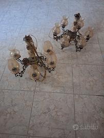 Due lampadari vintage