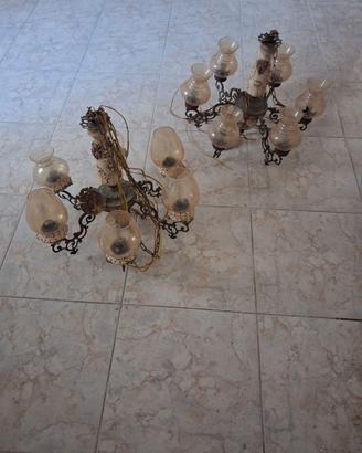 Due lampadari vintage
