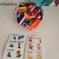 set costruzioni 500 PZ tipo lego nuovo