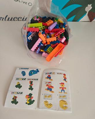 set costruzioni 500 PZ tipo lego nuovo