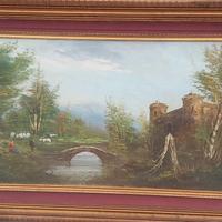 antico paesaggio firmato di Giorgio Mariani