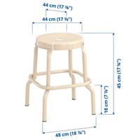 RÅSKOG Sgabello IKEA – Beige (cod. 803.083.93)
