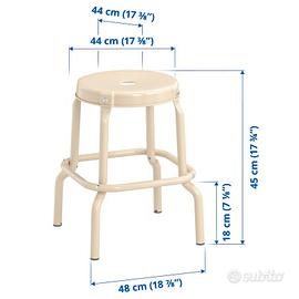 RÅSKOG Sgabello IKEA – Beige (cod. 803.083.93)